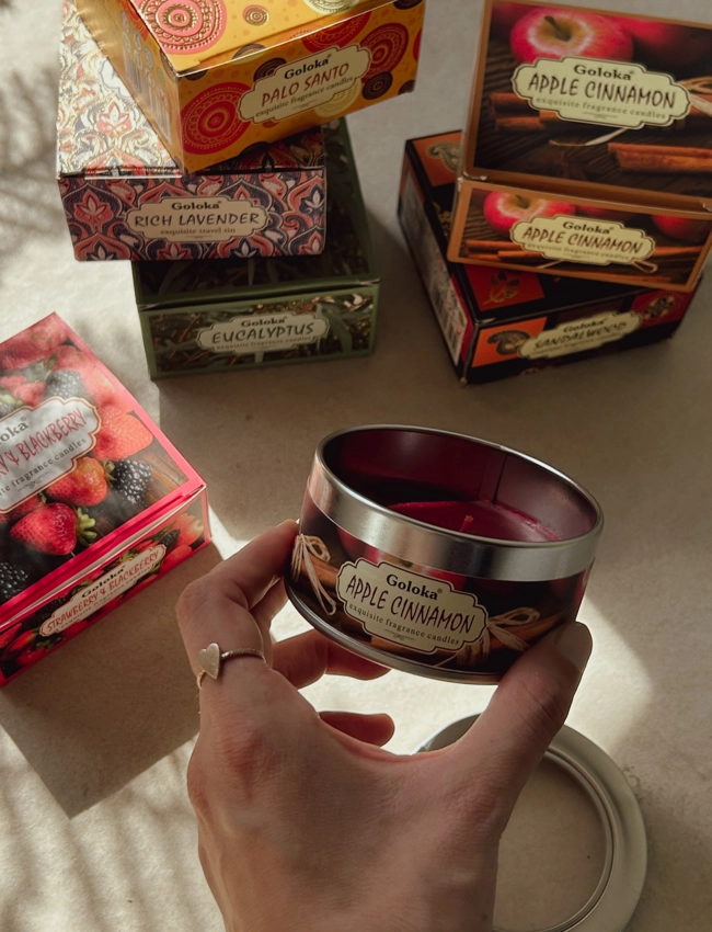 candele profumate Goloka